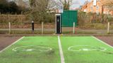 EV charging bays in car park