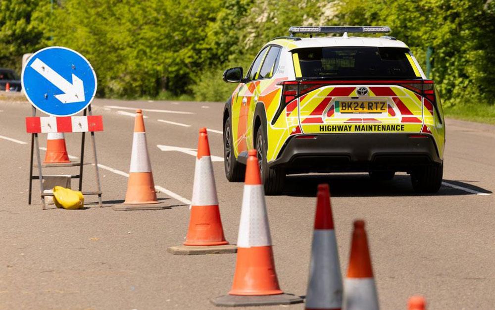 National Highways vehicle